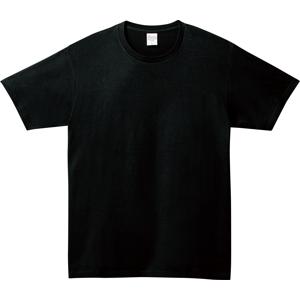 00086-DMT 5.0オンス ベーシックTシャツ ブラック Printstar