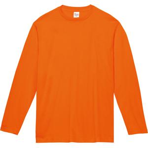 00102-CVL 5.6オンス ヘビーウェイト長袖Tシャツ オレンジ Printstar