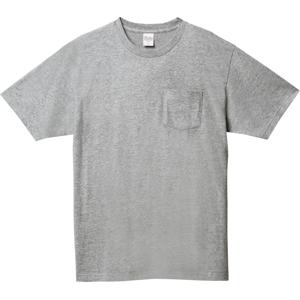 00109-PCT 5.6オンス ヘビーウェイトポケットTシャツ 杢グレー Printstar
