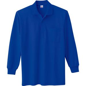00169-VLP 5.8オンス T/C長袖ポロシャツ（ポケット付） ロイヤルブルー Printstar