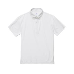 2022 4.7オンス スペシャル ドライ カノコ ポロシャツ（ボタンダウン）（ローブリード） 0001ホワイト ユナイテッドアスレ