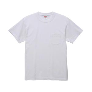 5006 5.6オンス ハイクオリティー Tシャツ（ポケット付） 0001ホワイト ユナイテッドアスレ