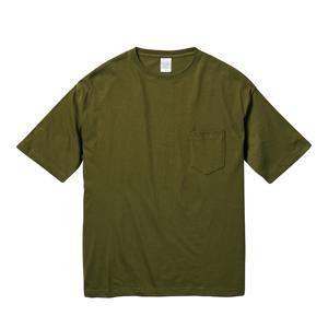 5008 5.6オンス ビッグシルエット Tシャツ（ポケット付） 0035シティグリーン ユナイテッドアスレ