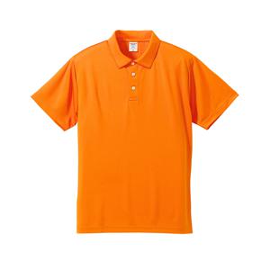 5090 4.7オンス ドライシルキータッチ ポロシャツ（ローブリード） 0064オレンジ ユナイテッドアスレ