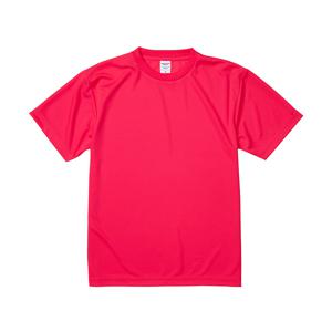 5900 4.1オンス ドライアスレチック Tシャツ 〈アダルト〉 0114蛍光ピンク ユナイテッドアスレ