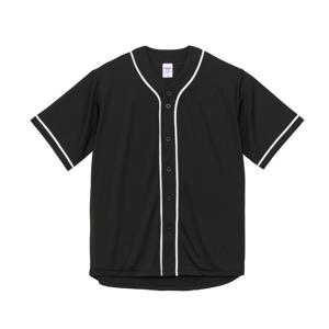 5982 4.1オンス ドライアスレチック ベースボールシャツ 2001ブラック／ホワイト ユナイテッドアスレ