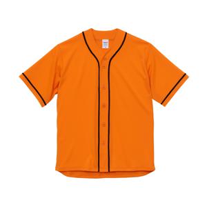5982 4.1オンス ドライアスレチック ベースボールシャツ 6402オレンジ／ブラック ユナイテッドアスレ