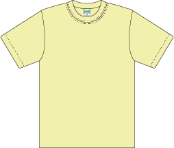 Tシャツカラー：淡色